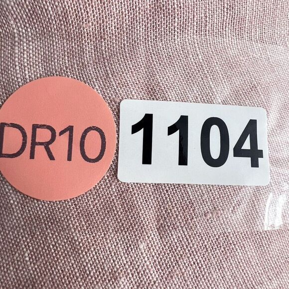 Rachel Zoe 100% Linen Dress Womens Blush Button Sleeveless pink Madi pockets 8. - Picture 13 of 13